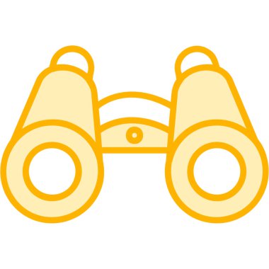 dürbün web simgesi, vektör çizim 