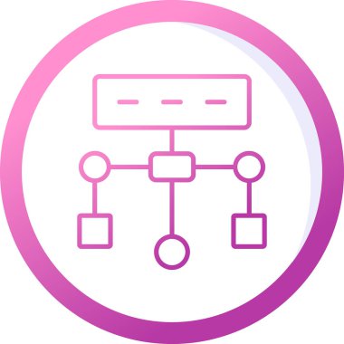 vector illustration of modern Algorithm icon            