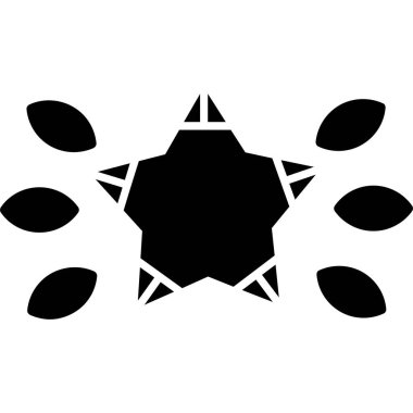 yıldız web simgesi basit illüstrasyon 