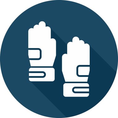 Eldiven simgesi, vektör illüstrasyonu basit tasarım