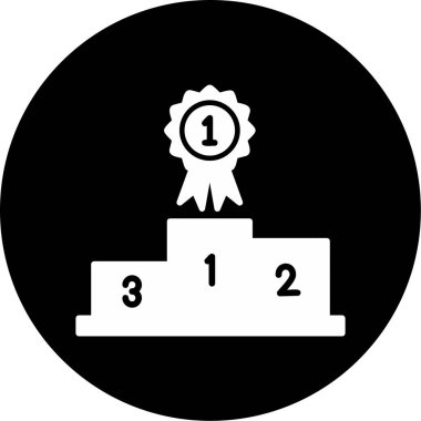 İlk Konum web simgesi, vektör illüstrasyonu