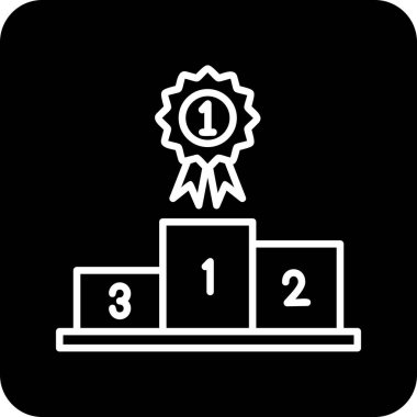 İlk Konum web simgesi, vektör illüstrasyonu