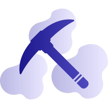 Kazma ağ simgesi, vektör illüstrasyonu                              