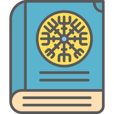 kitap simgesi, vektör illüstrasyonu basit tasarım