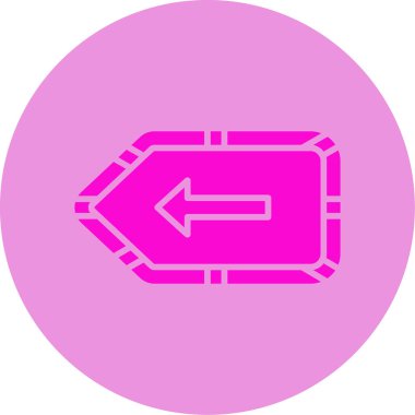 Arkaplan veya ok simgesinin vektör çizimi