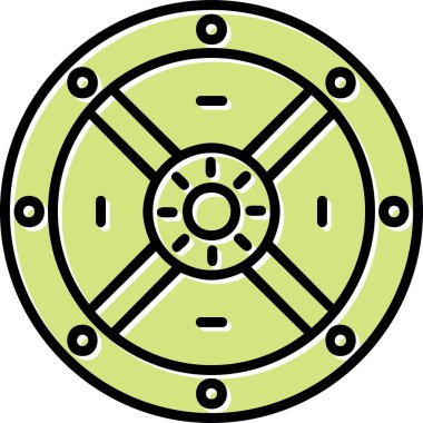 Ağ için koruma kalkanı vektör simgesi 