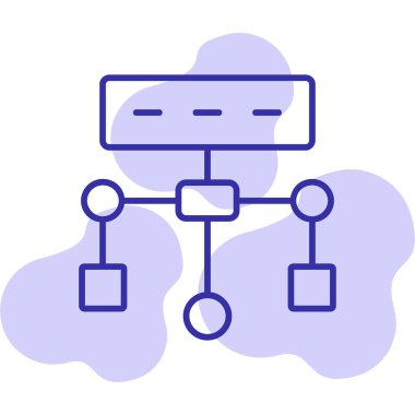 vector illustration of modern Algorithm icon            