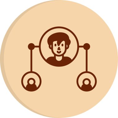 iş adamı simgesi vektör illüstrasyonu 