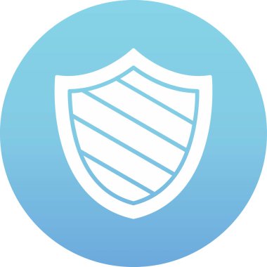 kalkan simgesi web basit illüstrasyon