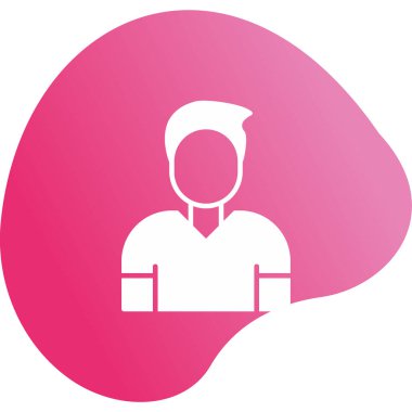 çalışan simgesi, vektör illüstrasyonu basit tasarım