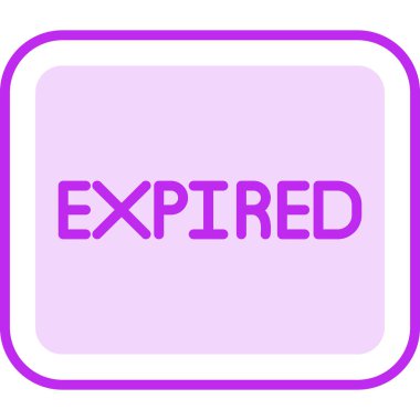 Tarihi geçmiş pul simgesi, vektör illüstrasyonu.                