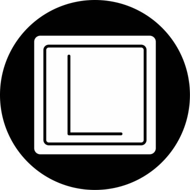 Simge, eğitim düğmesi, vektör illüstrasyonu öğreniliyor 