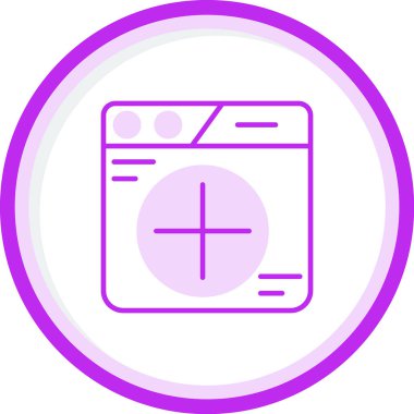 Sekme web simgesi vektör illüstrasyonu