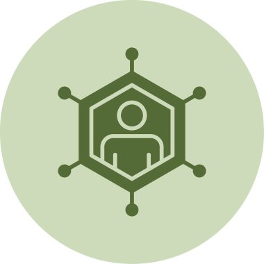 sosyal ağ simge vektör çizim         