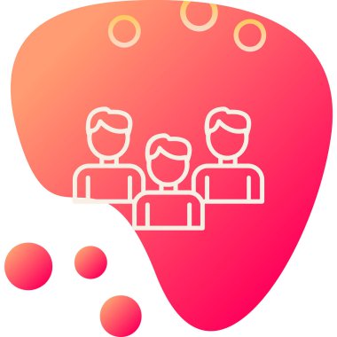 vector illustration of Group people icon 