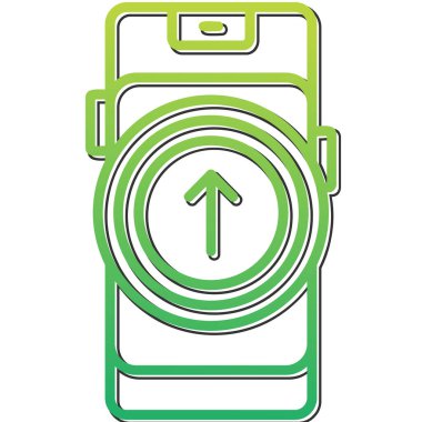 mobil uygulama güncellenmiş simge, vektör illüstrasyonu basit tasarım