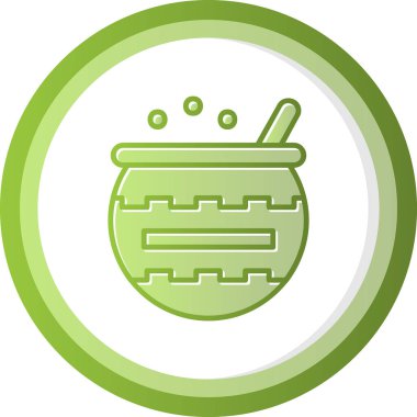 Kazan var. Web simgesi basit illüstrasyon