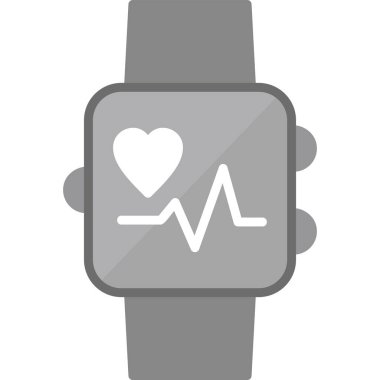 akıllı saat simgesi, vektör illüstrasyonu basit tasarım