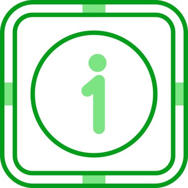 bilgi işareti simgesi. vektör sembolü