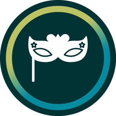 karnaval maskesi vektör illüstrasyonu