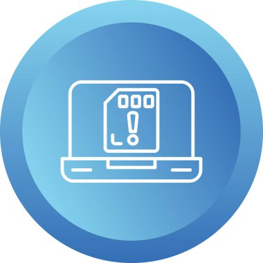 uyarı simgesi vektör illüstrasyonu