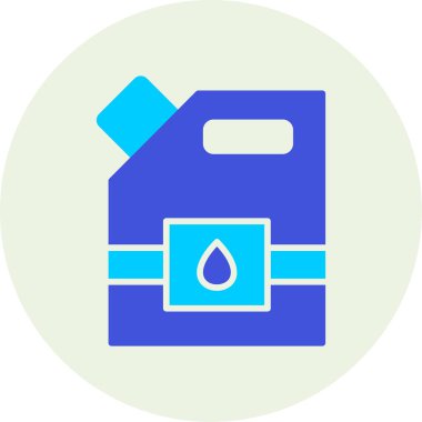 Yakıt. Web simgesi basit illüstrasyon