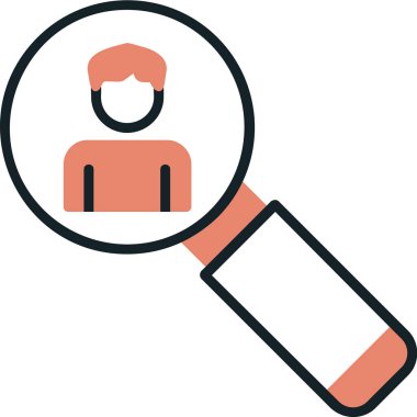 Asker Adayı Web simgesi vektör illüstrasyonu