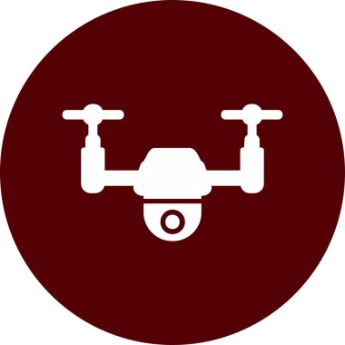 Drone simgesi vektör illüstrasyon tasarımı