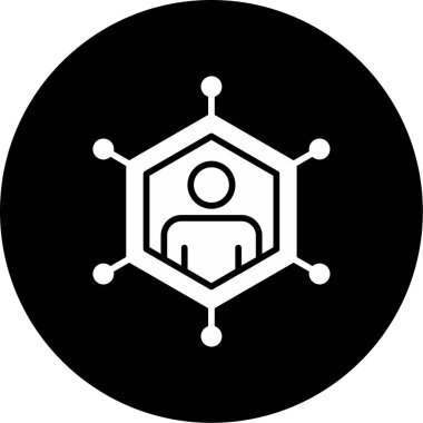 sosyal ağ simge vektör çizim         