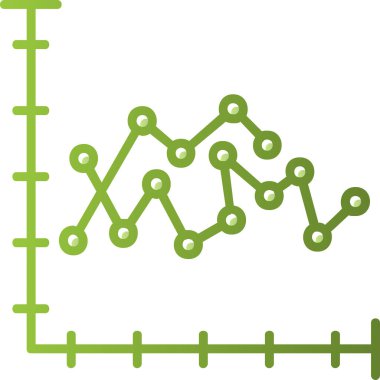 Analiz çizelgesi simgesi vektör illüstrasyonu 