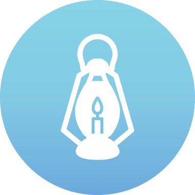 Bir fener ağ simgesinin vektör illüstrasyonu