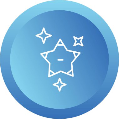 yıldız simgesi, vektör çizimi  