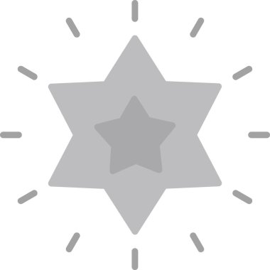 yıldız web simgesi basit illüstrasyon 