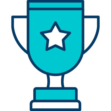 ödül web simgesi basit illüstrasyon