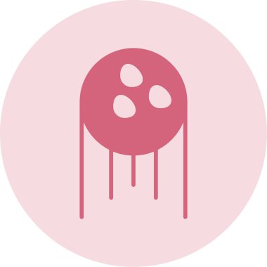 Bowling topu kutsal kişilerin resmi, vektör çizim