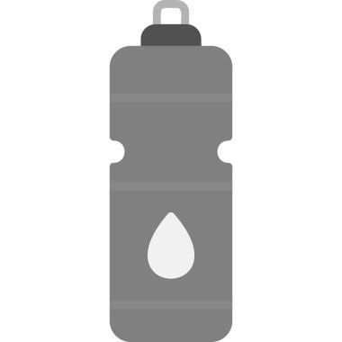 Su şişesi. Web simgesi basit illüstrasyon