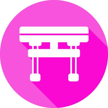 Torii Kapı Simgesi, Japon Kapısı, Vektör İllüstrasyonu 