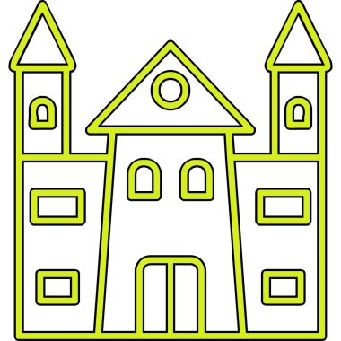 Castle vektör resimleme tasarımı