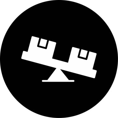 Web simgesi vektör illüstrasyonunu dengele