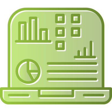 Eğilim biçimi izole edilmiş arka planda mali simge 