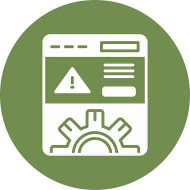 Web simgesi, vektör illüstrasyonuName