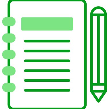 Gündem web simgesi, vektör illüstrasyonu