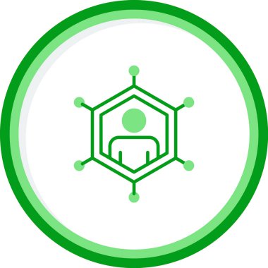 sosyal ağ simge vektör çizim         