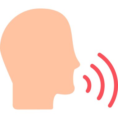 Konuşan Web simgesi vektör illüstrasyonu