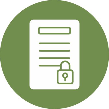 belge web simgesi basit resimleme 