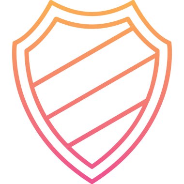 kalkan simgesi web basit illüstrasyon