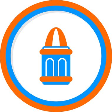 Bir fener ağ simgesinin vektör illüstrasyonu