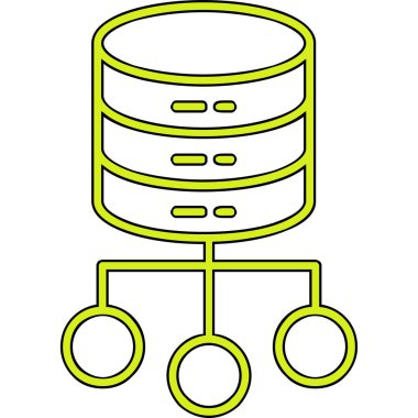 ağ web simgesi, vektör çizim 