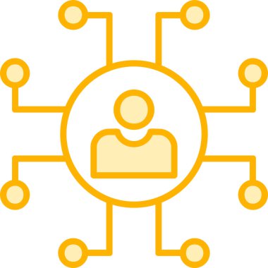 ağ web simgesi, vektör çizim 