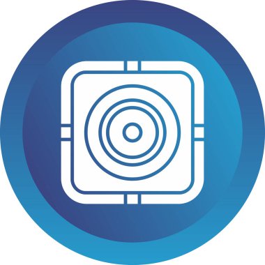 ses kayıt simgesi, vektör illüstrasyonu basit tasarım